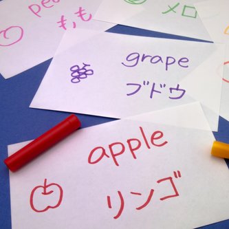 Japanisches Vokabeln auf Karten