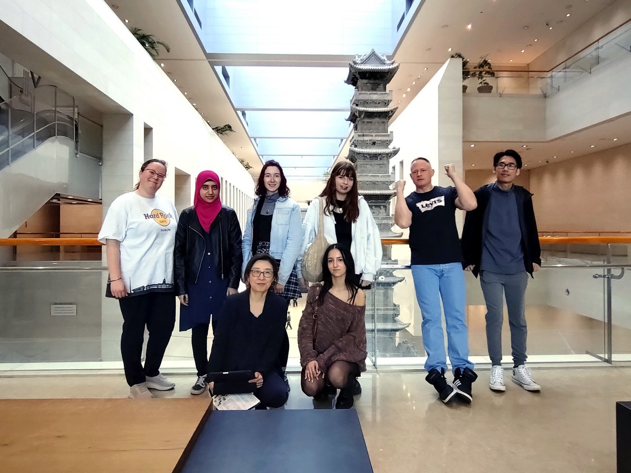 Gruppe in einer Mall