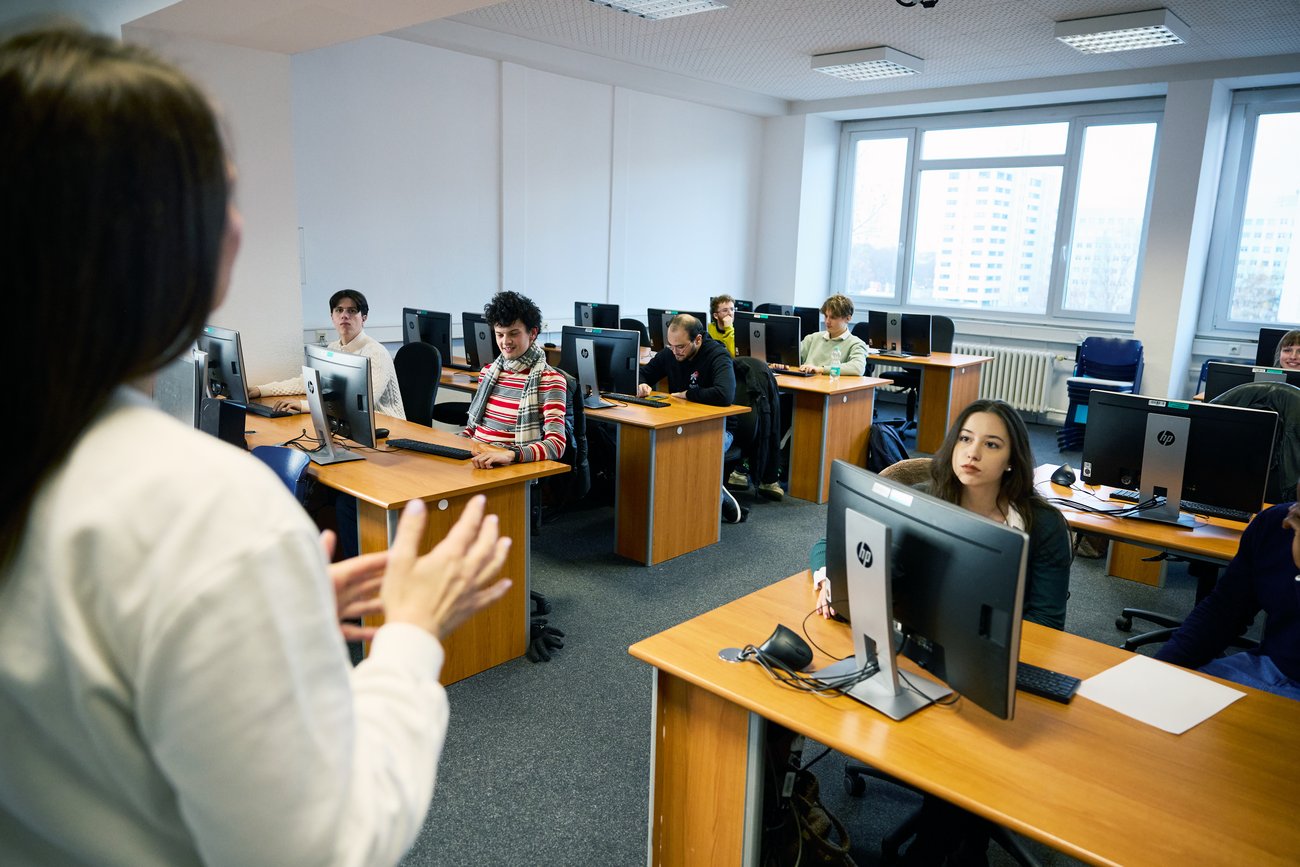Lernsituation im PC-Raum