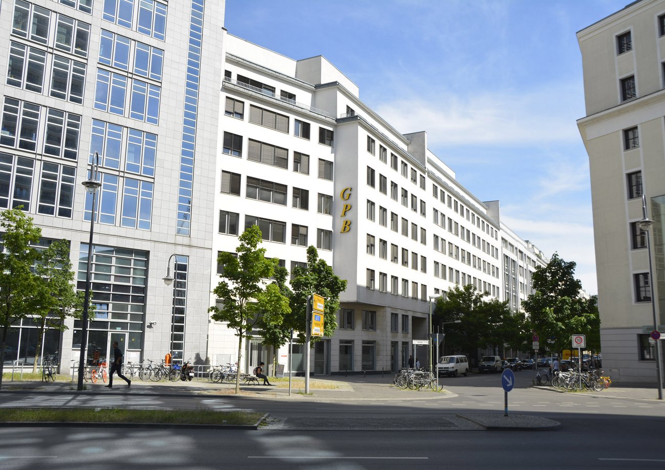blick auf ein Gebäude in Berlin-Mitte